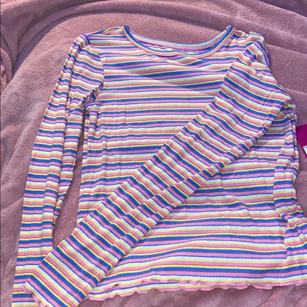 SO Long Sleeve Ribbed Shirt